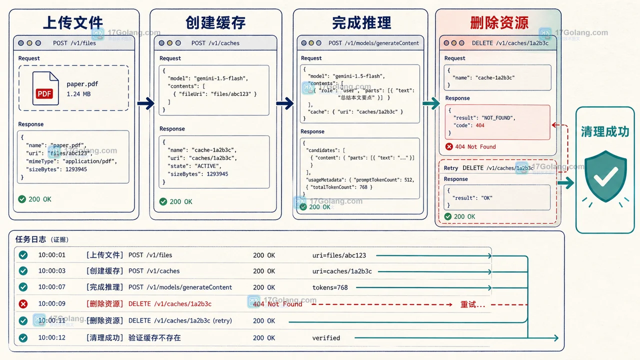 Gemini Developer API 怎么做零数据留存：Interactions、File API 与缓存边界核对