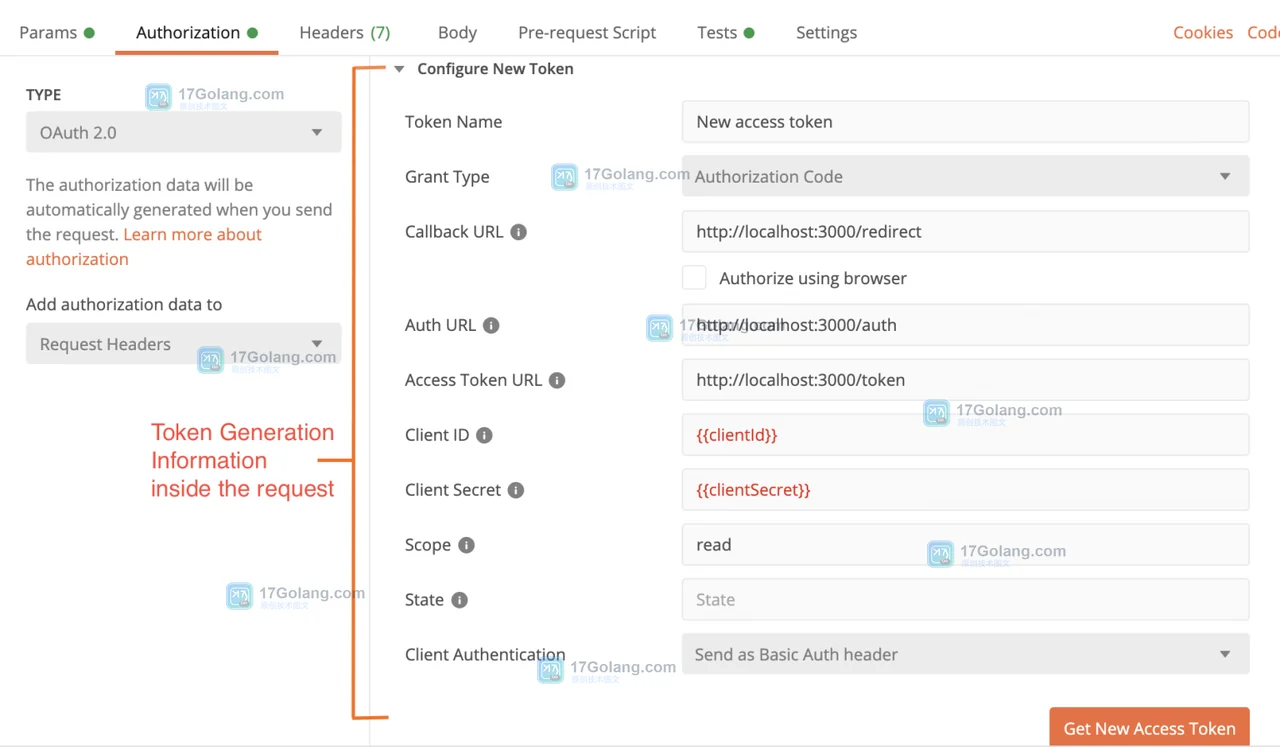 Postman OAuth 2.0 客户端凭据怎么配置：Token、Scope 与 Use Token 核对