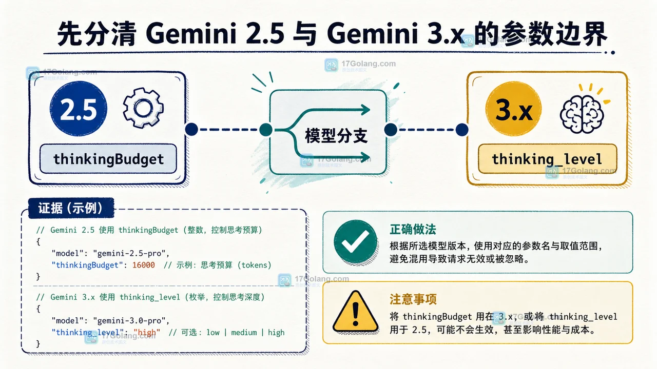 Gemini 3.5 Flash 从 thinking_budget 迁移到 thinking_level 的参数决策路径