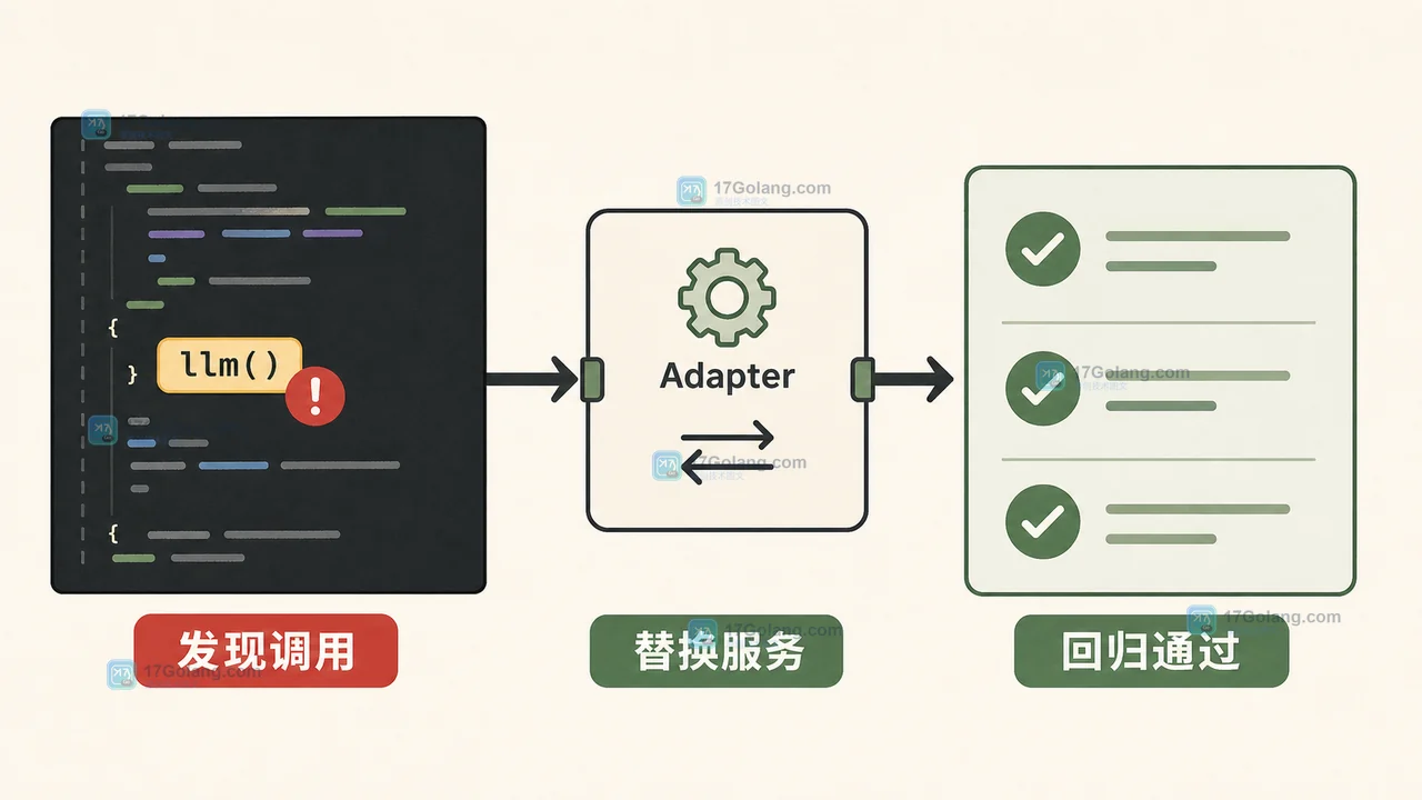 GitHub Spark 应用识别 llm 调用并替换推理服务后的前后验收对比