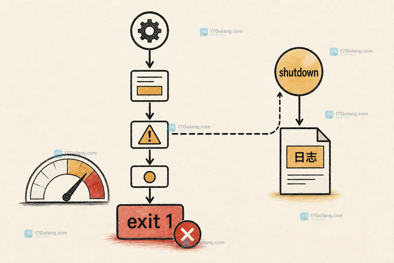 PHP register_shutdown_function 收尾追踪:shutdown 记录最后错误,但 exit 1 仍由主流程负责