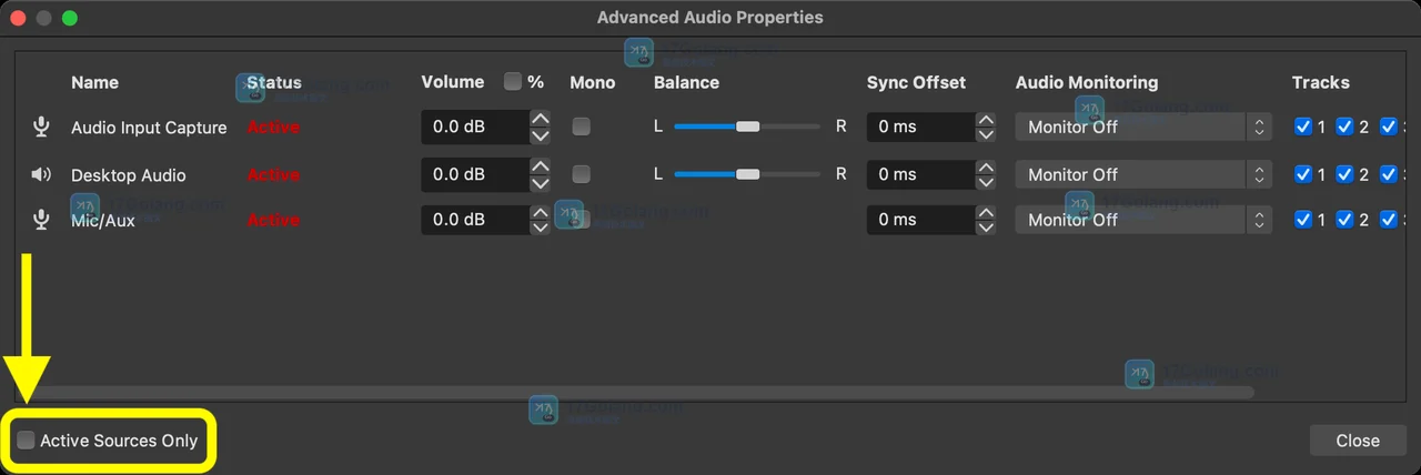 OBS Studio 音频监控怎么设置：高级音频属性、监听设备与回放验收