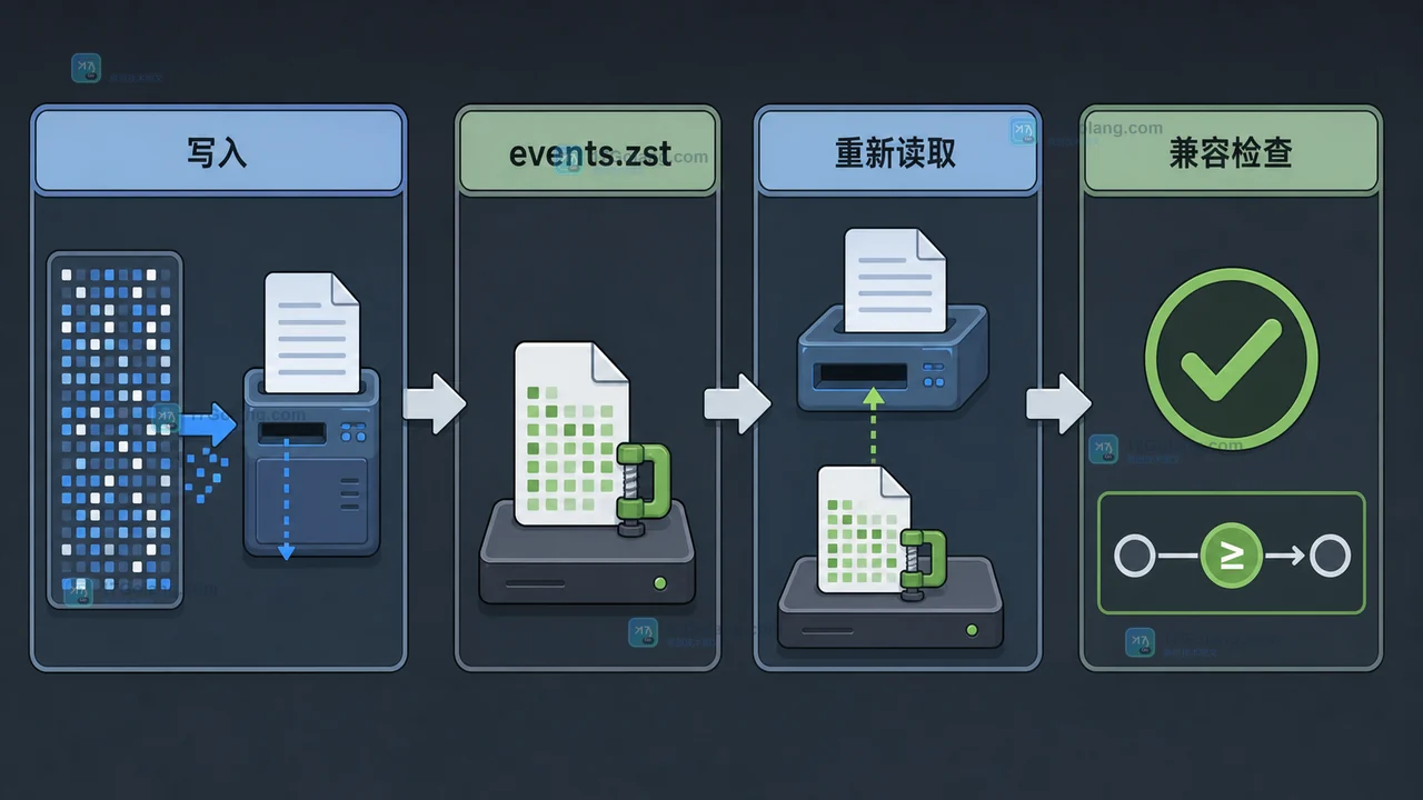Python 3.14 compression.zstd 怎么从内存压缩落到文件：level、open 与可选模块边界