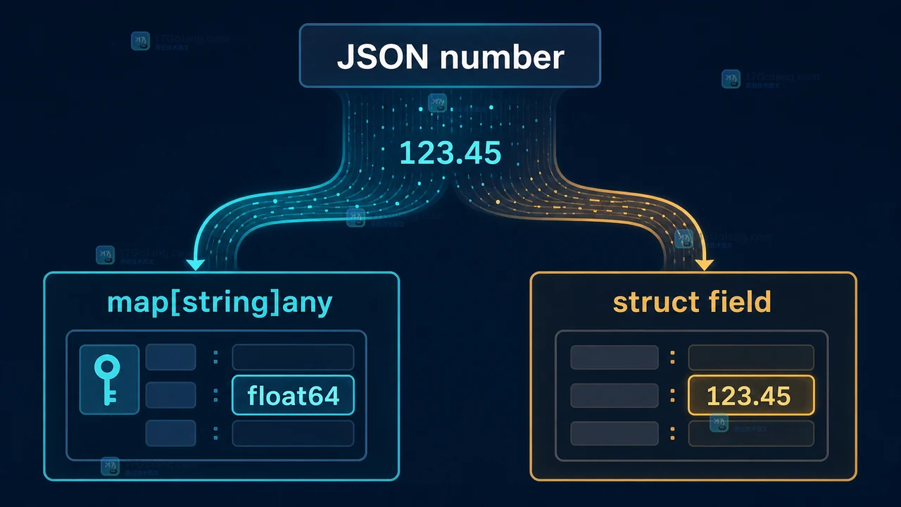 Go JSON 解码后数字为什么变成 float64：UseNumber 与精确金额处理
