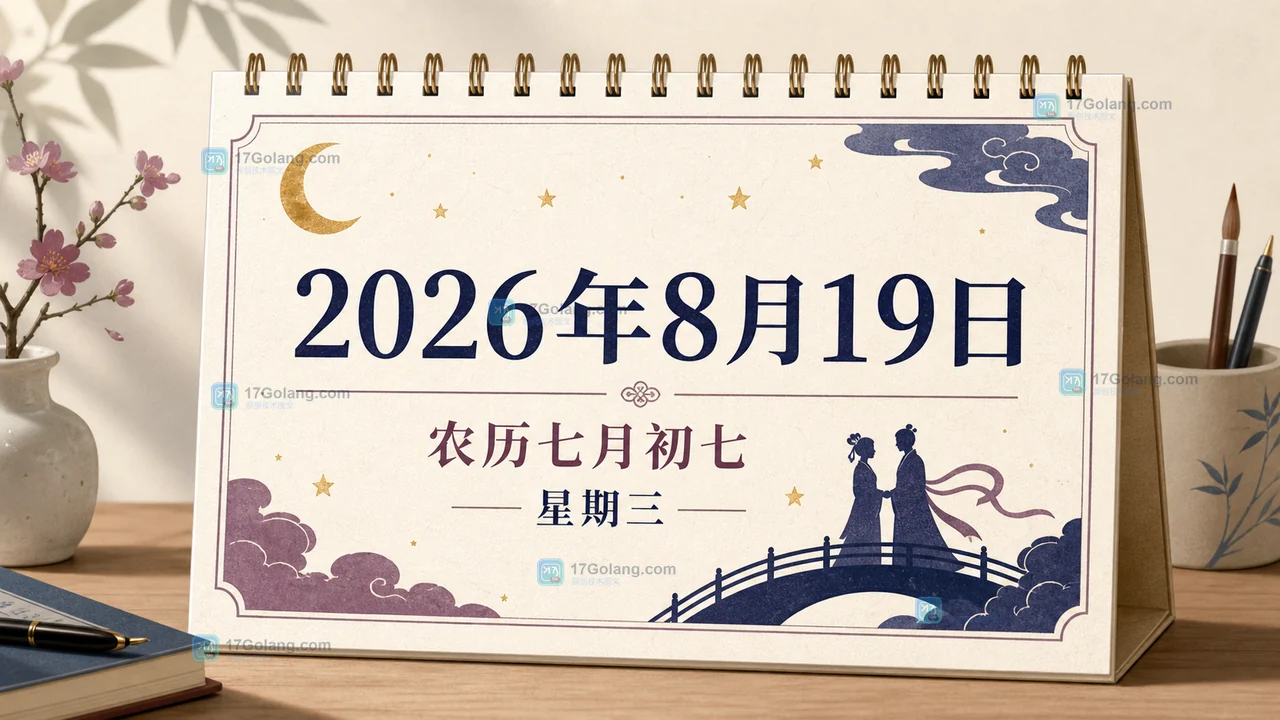 2026年七夕节是哪天：农历日期、是否放假与日历核对方法