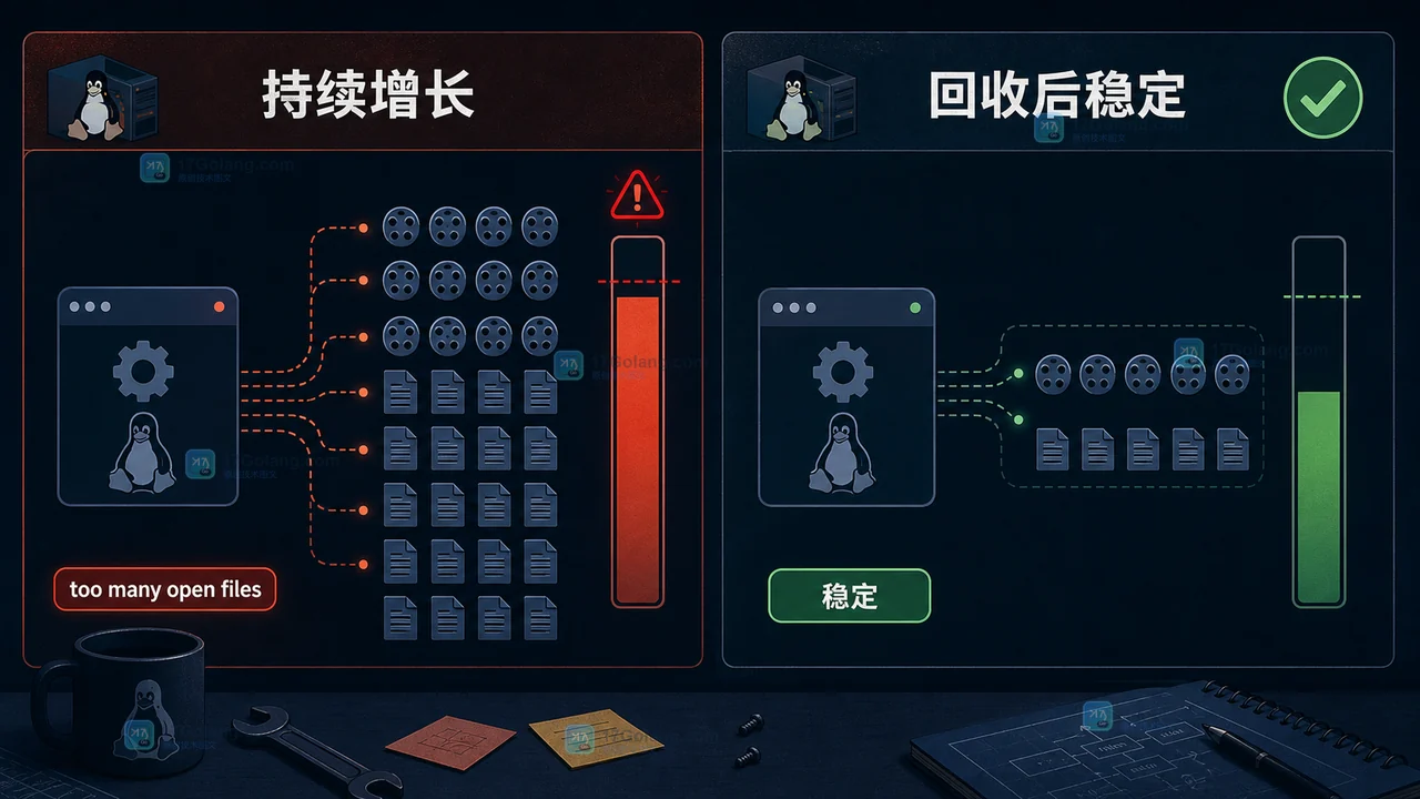 Linux 文件描述符快耗尽怎么查：进程上限、监听句柄与恢复验证