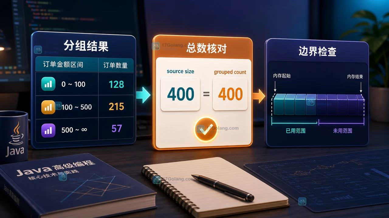 Java Stream 分组统计如何避免重复遍历：Collectors.groupingBy 的性能与内存取舍