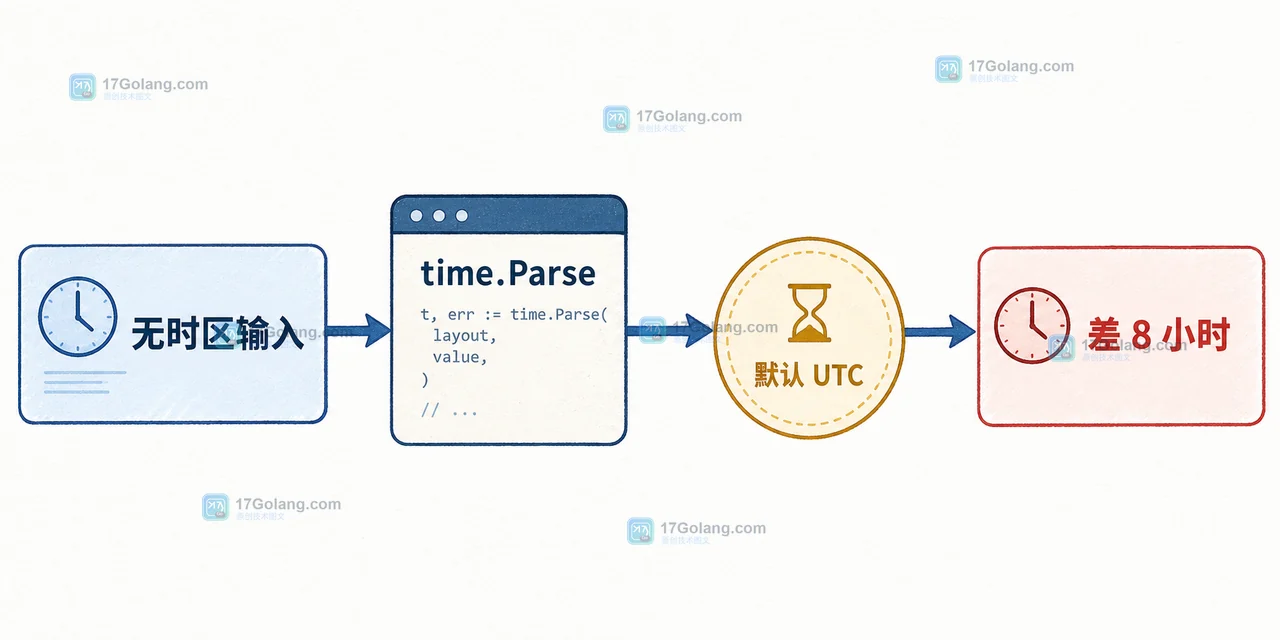 Go 时间解析为什么在服务器上差几个小时：time.Parse、Location 与时区输入