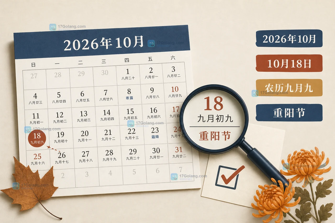 2026年重阳节是哪天：老人节日期、是否放假与敬老安排怎么查