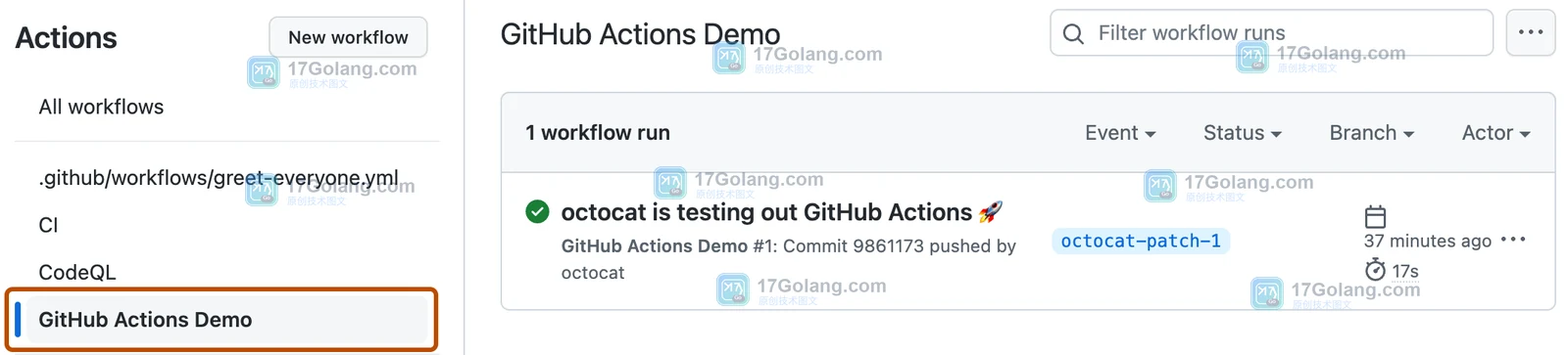 GitHub Actions 如何手动运行 workflow_dispatch 工作流：入口、分支与输入校验