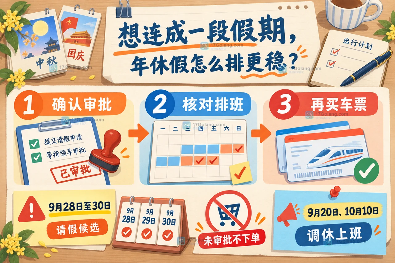 2026年中秋国庆怎么连休：假期衔接、请假安排与上班日提醒