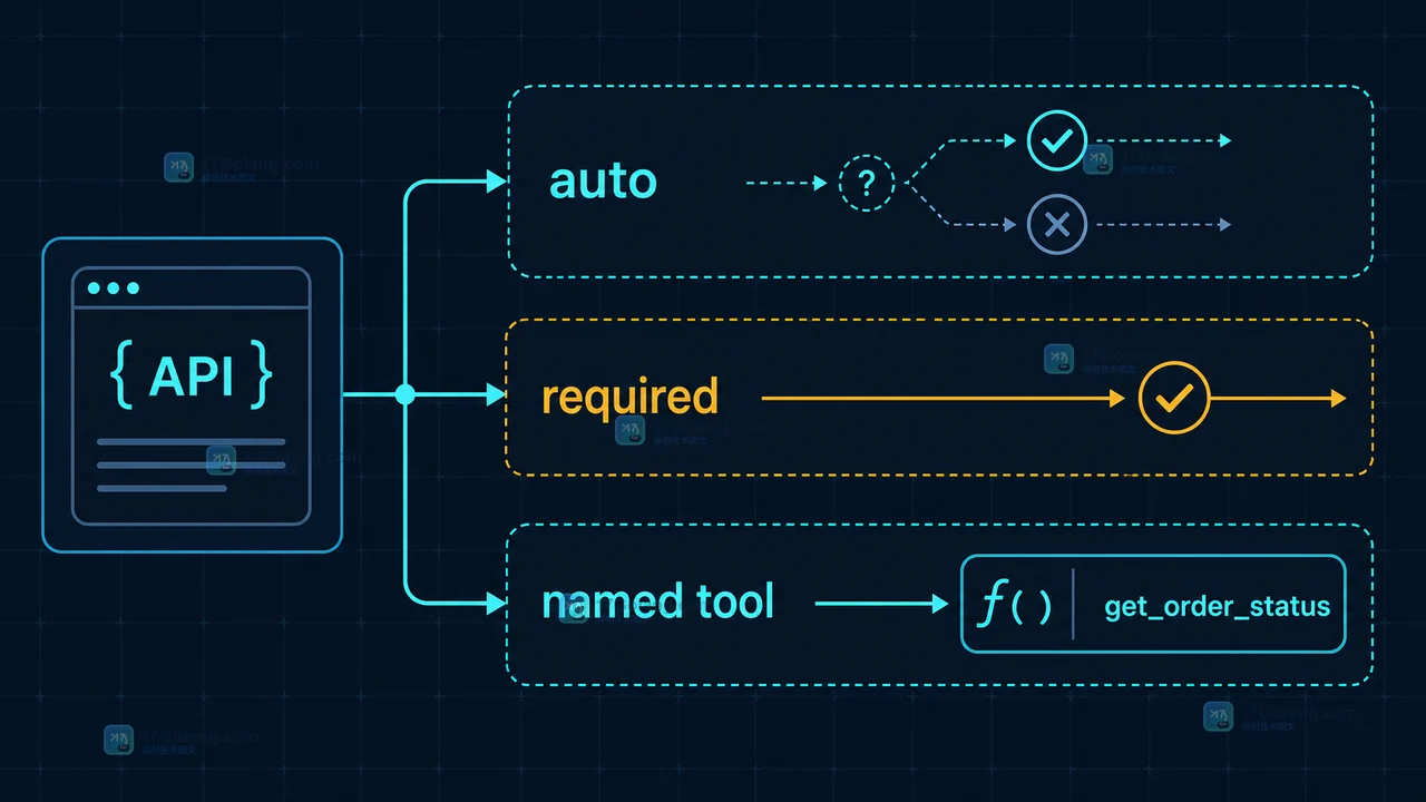 Responses API 的 tool_choice 怎么强制工具调用：required、指定工具与回退验收
