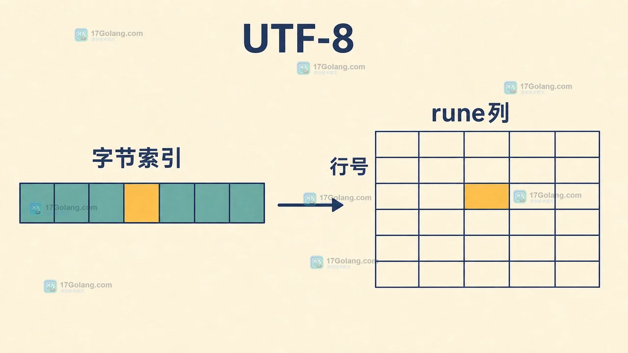 Go encoding/json.Decoder InputOffset 怎么定位坏 JSON：字节偏移、UTF-8 与错误行号