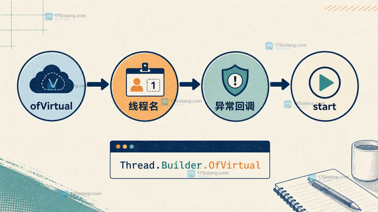 Java Thread.Builder.OfVirtual 怎么统一处理未捕获异常：线程命名、异常回调与任务验收