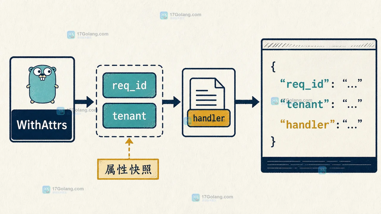 Go slog.WithAttrs 如何减少重复字段：属性快照、分组继承与日志输出