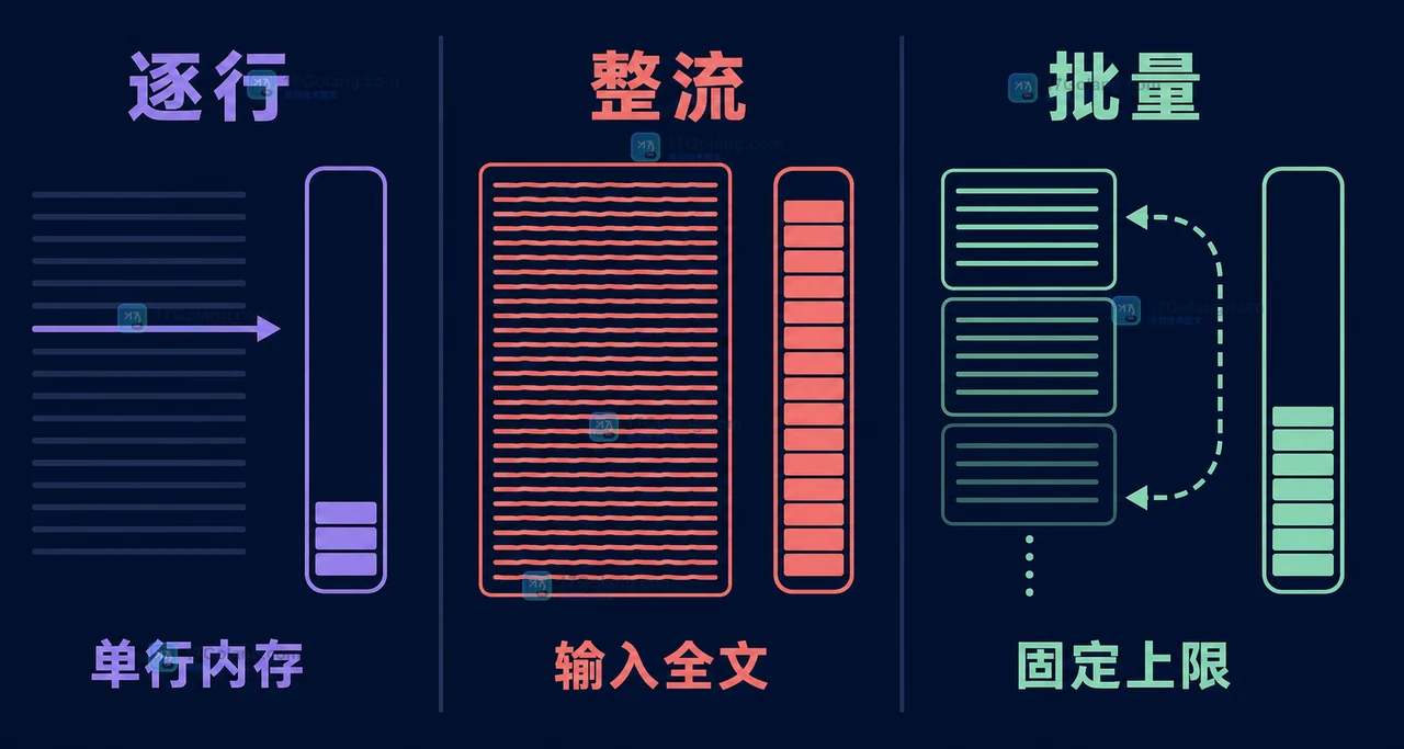PHP CLI 脚本如何优雅处理标准输入：逐行读取、EOF 判断与大文件内存边界