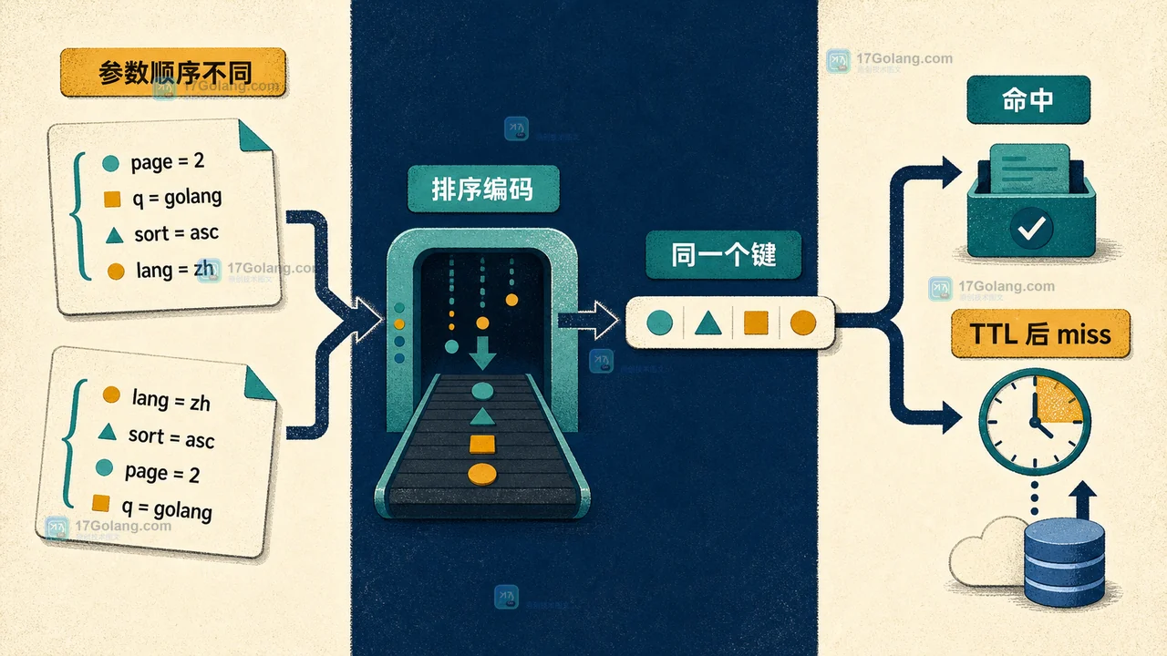 Go map 如何从请求参数走到缓存：校验、键设计与过期清理