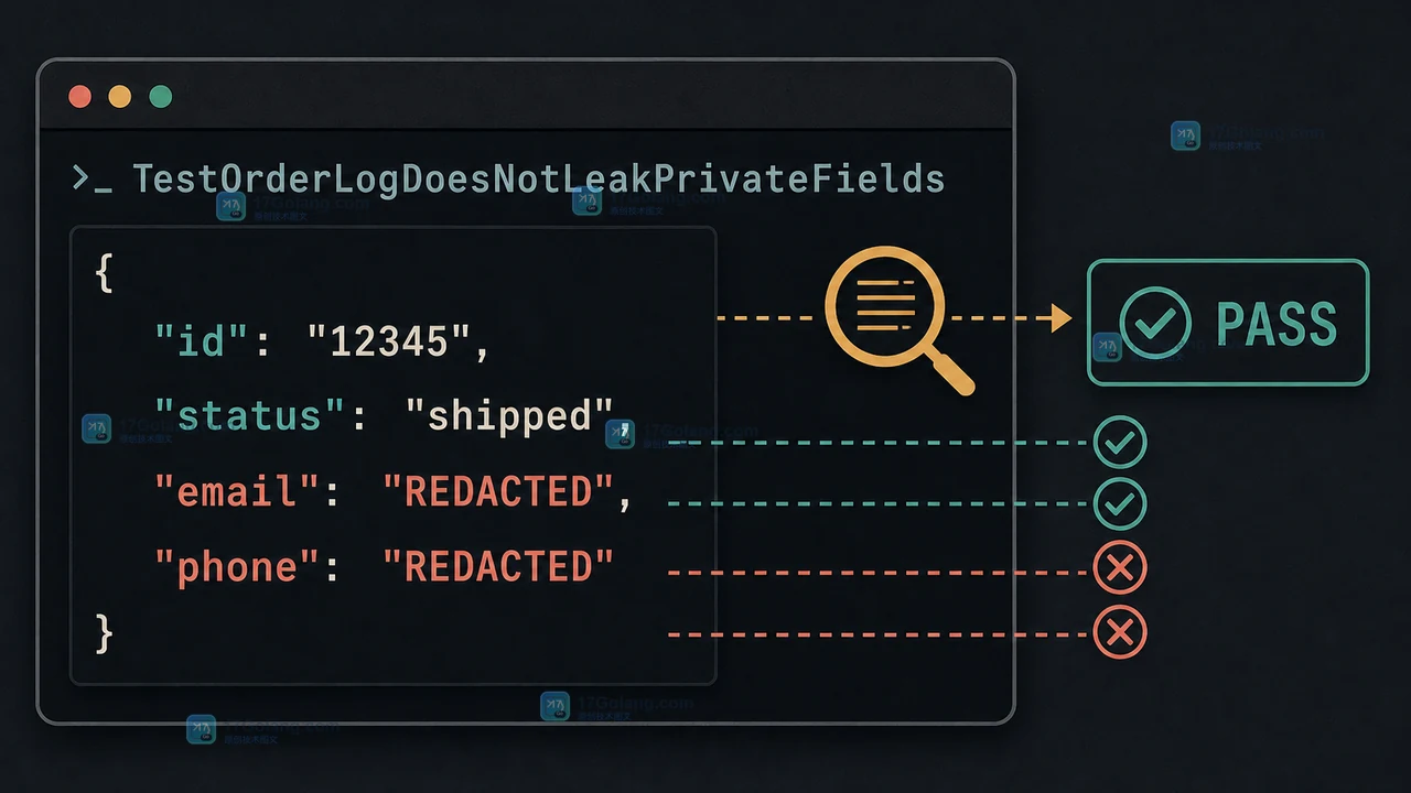 Go slog 如何避免把用户隐私写进日志：字段白名单、LogValuer 与审计边界