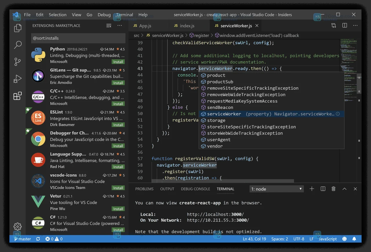VS Code 网页版如何切换深色主题：命令面板与界面确认