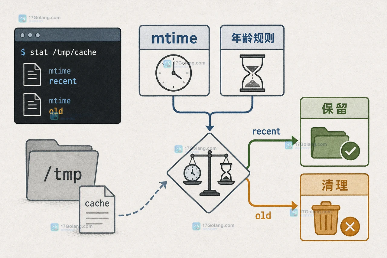 Linux 临时文件为什么会自动清理：tmpfiles.d 规则、年龄阈值与手动验证