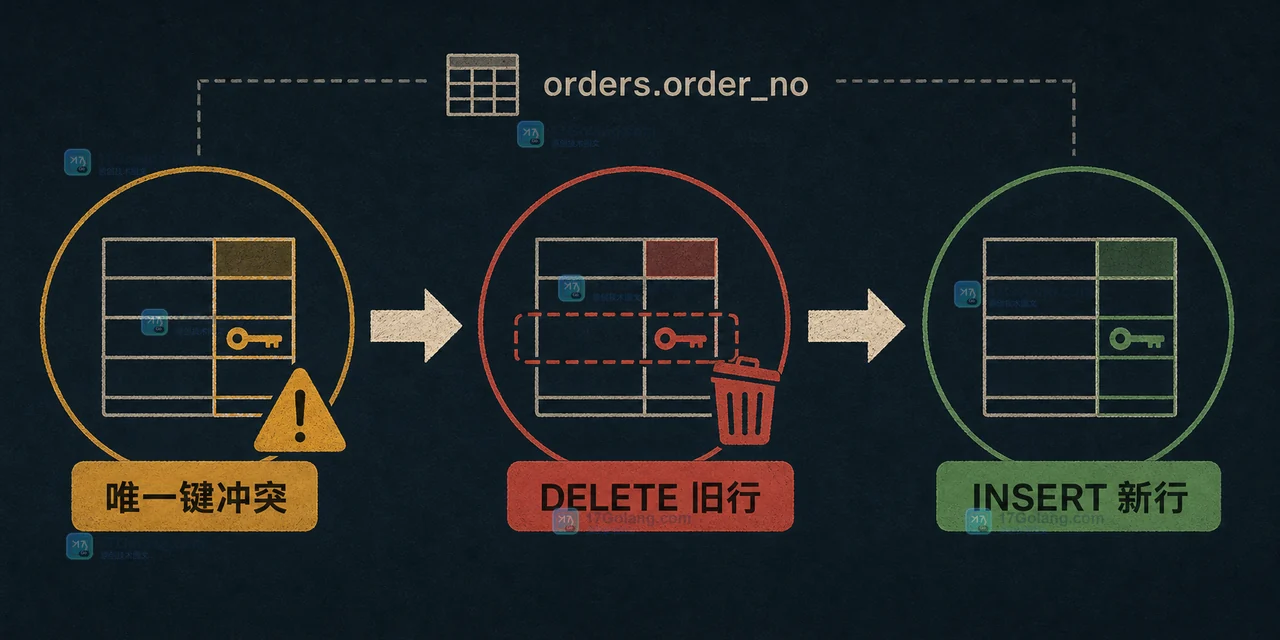 MySQL REPLACE INTO 为什么会先删后插：主键冲突与外键风险