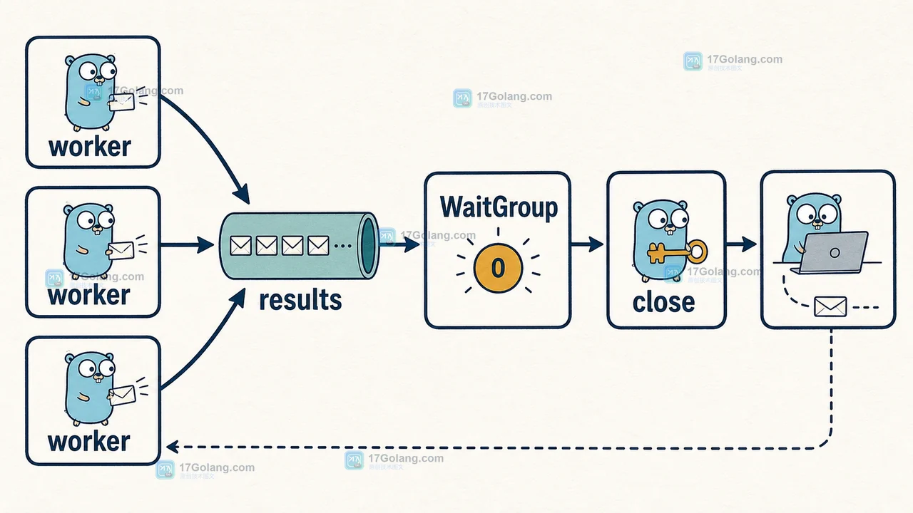 Go 测试如何稳定验证并发事件：WaitGroup、通道收口与超时断言