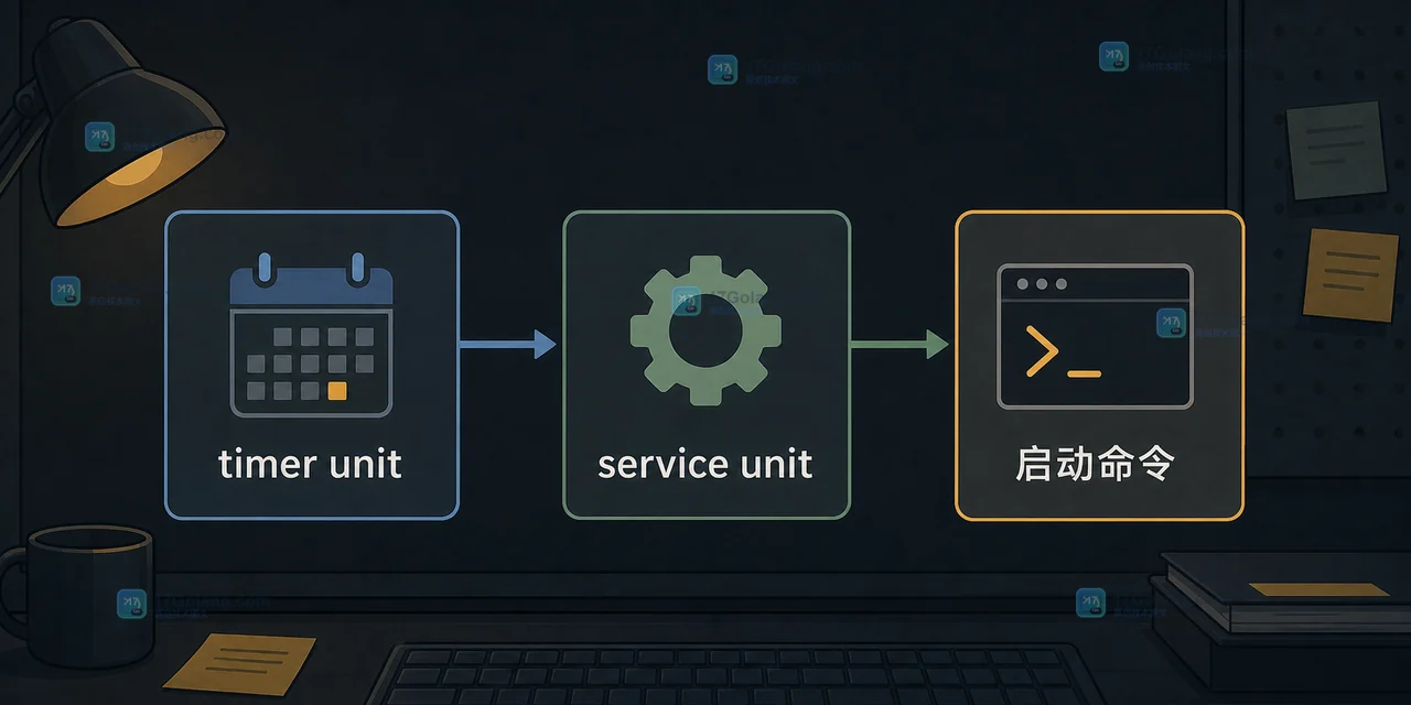 Linux 定时单元从 timer unit 到 service unit 再到启动命令的调用链