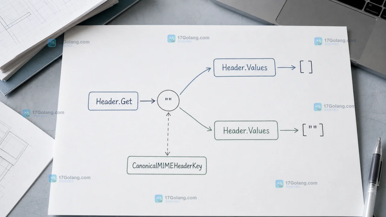 Go net/http Header.Get 为什么区分不了缺失和空值：Canonical MIME 键与 Values