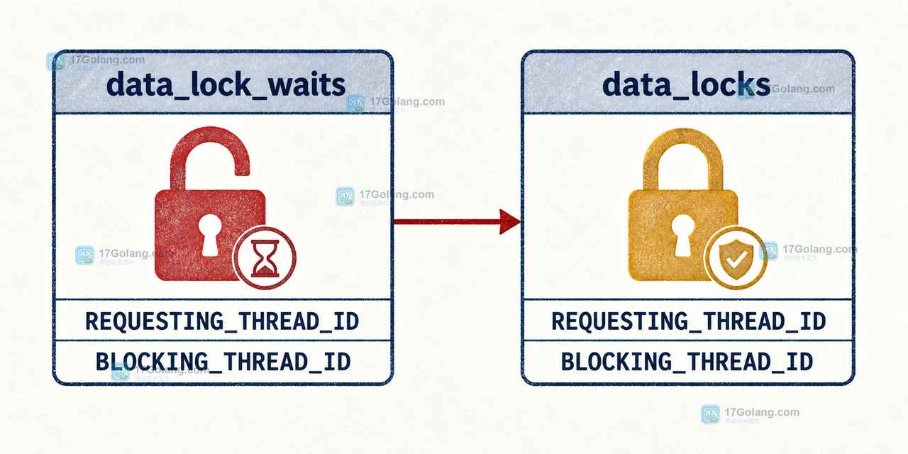 MySQL performance_schema data_lock_waits 怎么还原锁冲突：阻塞链与处理顺序