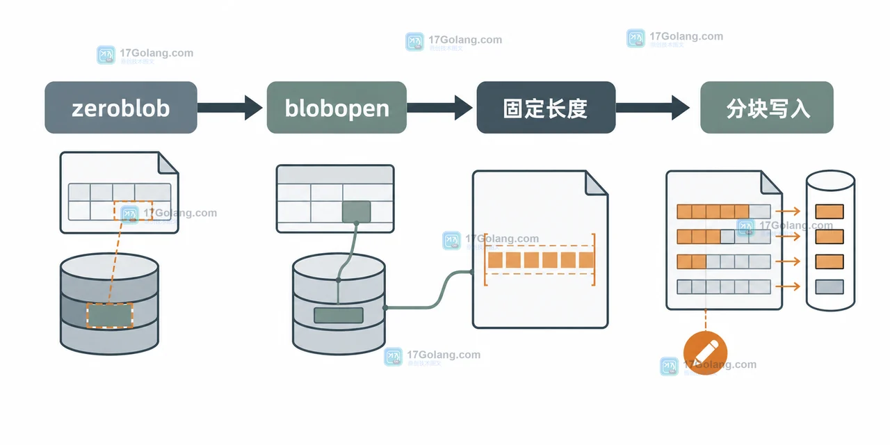 Python sqlite3.Connection.blobopen 怎么分块读写 BLOB：事务边界与零拷贝缓冲区