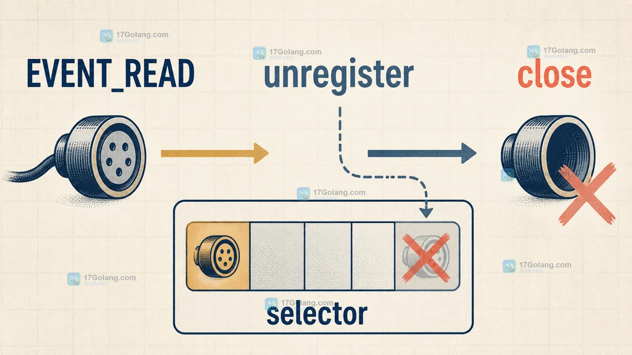 Python selectors.DefaultSelector 怎么收口多路 IO：注册、事件掩码与关闭顺序
