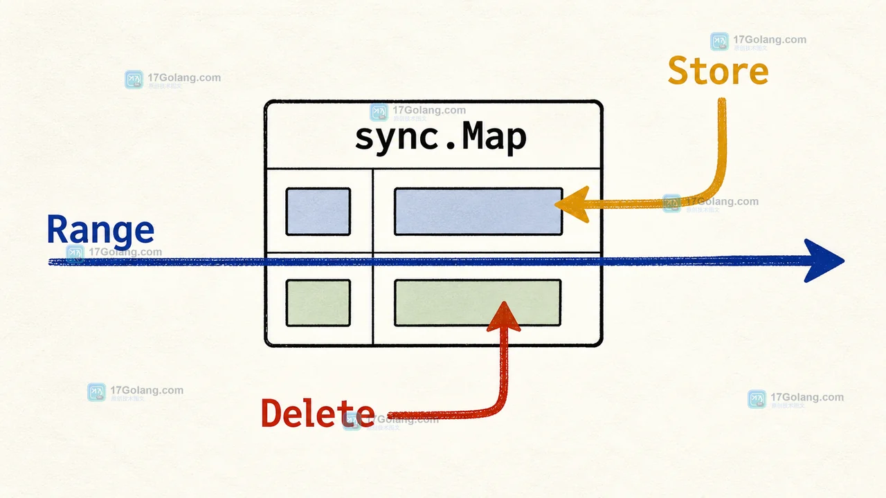 Go sync.Map Range 为什么不能当快照：并发遍历与一致性边界