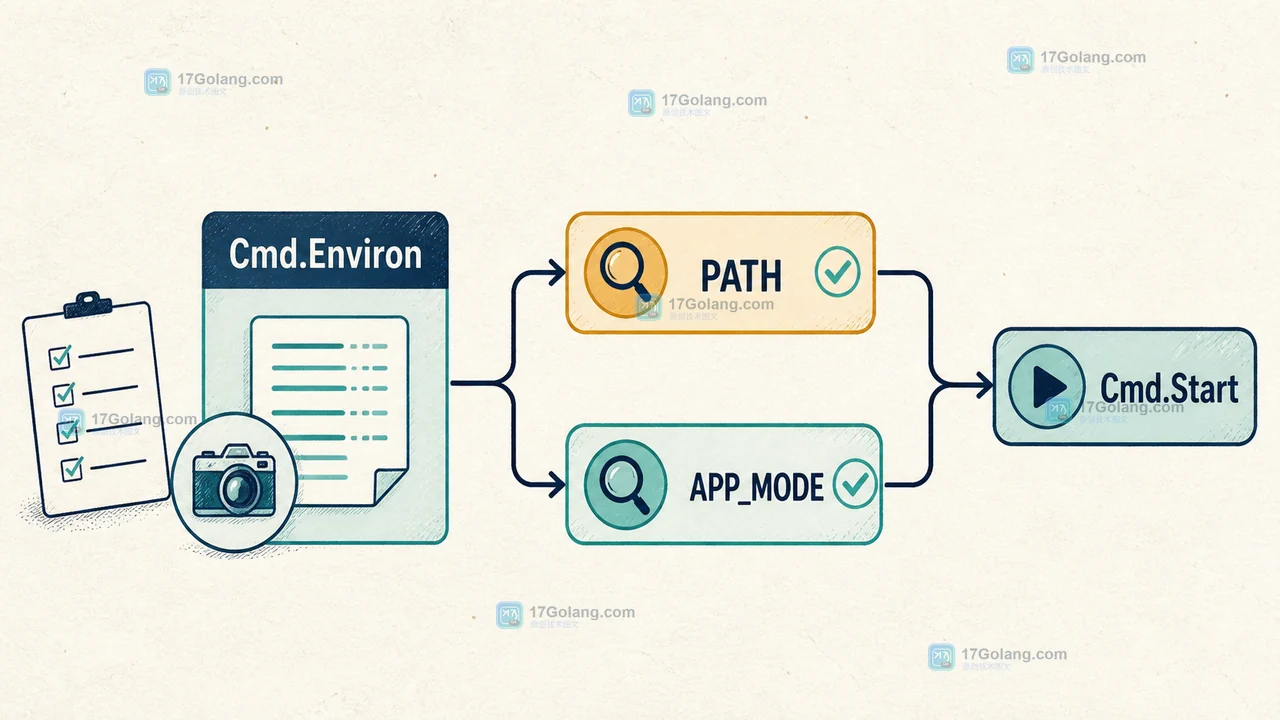 Go Cmd.Environ 如何确认子进程环境：变量继承、PATH 解析与可复现启动