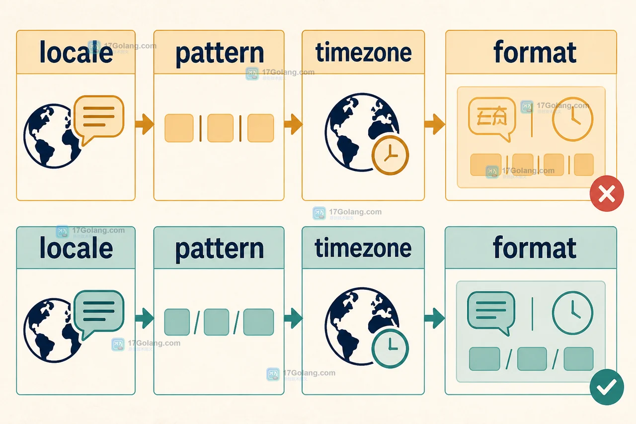 PHP IntlDateFormatter 分离核对 locale、pattern 与 timezone 的前后结果