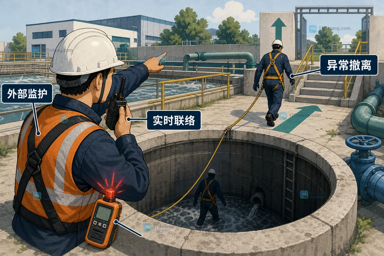 污水处理厂有限空间作业前要核对什么：通风、检测与监护清单
