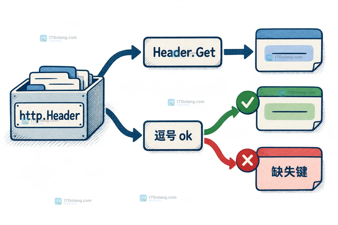 Go http.Header.Get 取不到值怎么区分：缺失键与空字符串的接口判断