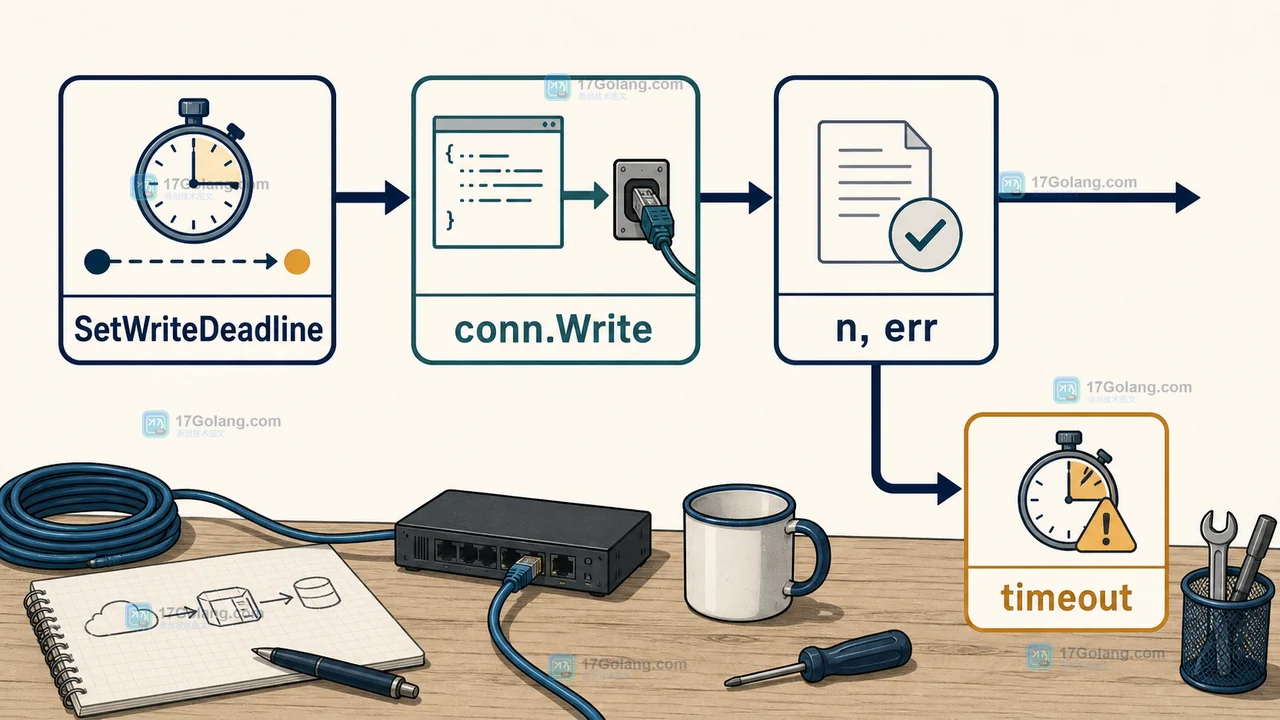 Go net.Conn 写入超时为何仍会卡住：SetWriteDeadline、部分写入与连接复用检查