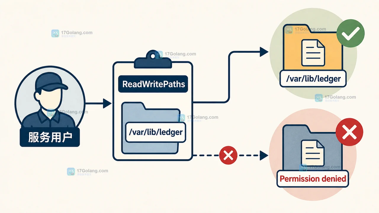 Linux 服务如何用只读基线限制写入范围：ReadWritePaths 权限边界
