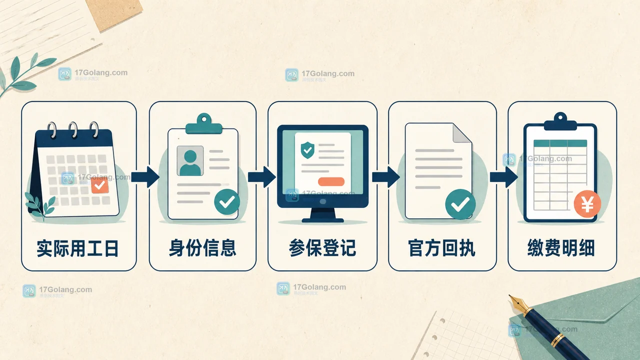 企业新员工入职后如何办理社保参保：申报时限、材料与核对留痕