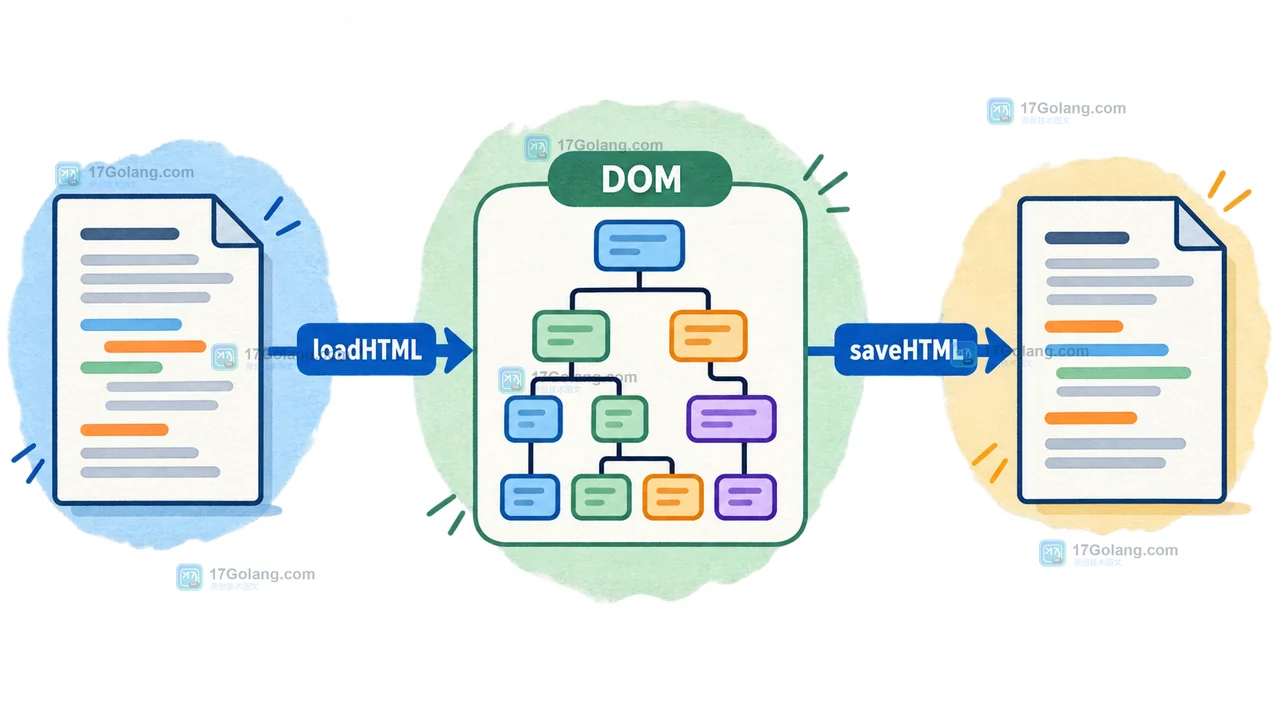 PHP DOMDocument 保存 HTML 为什么会改写字符：编码声明、实体与输出对比