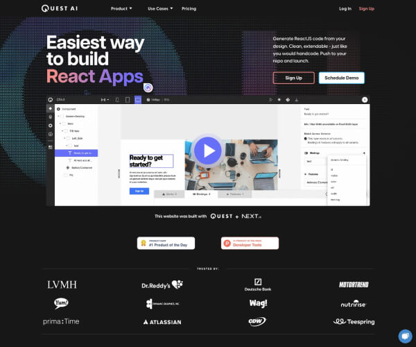 Quest AI：Figma设计稿转React代码工具，加速全栈应用开发
