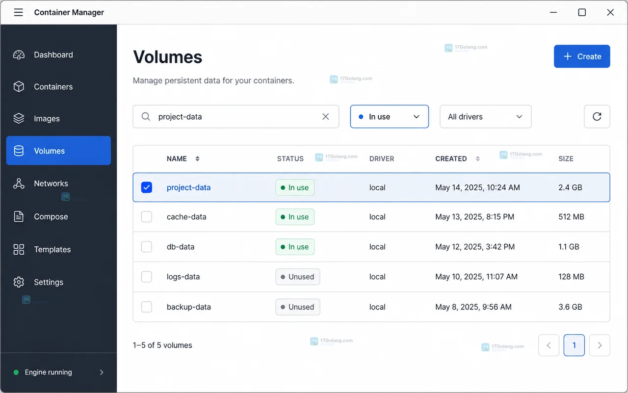 Docker Desktop 怎么查看容器数据卷里的文件