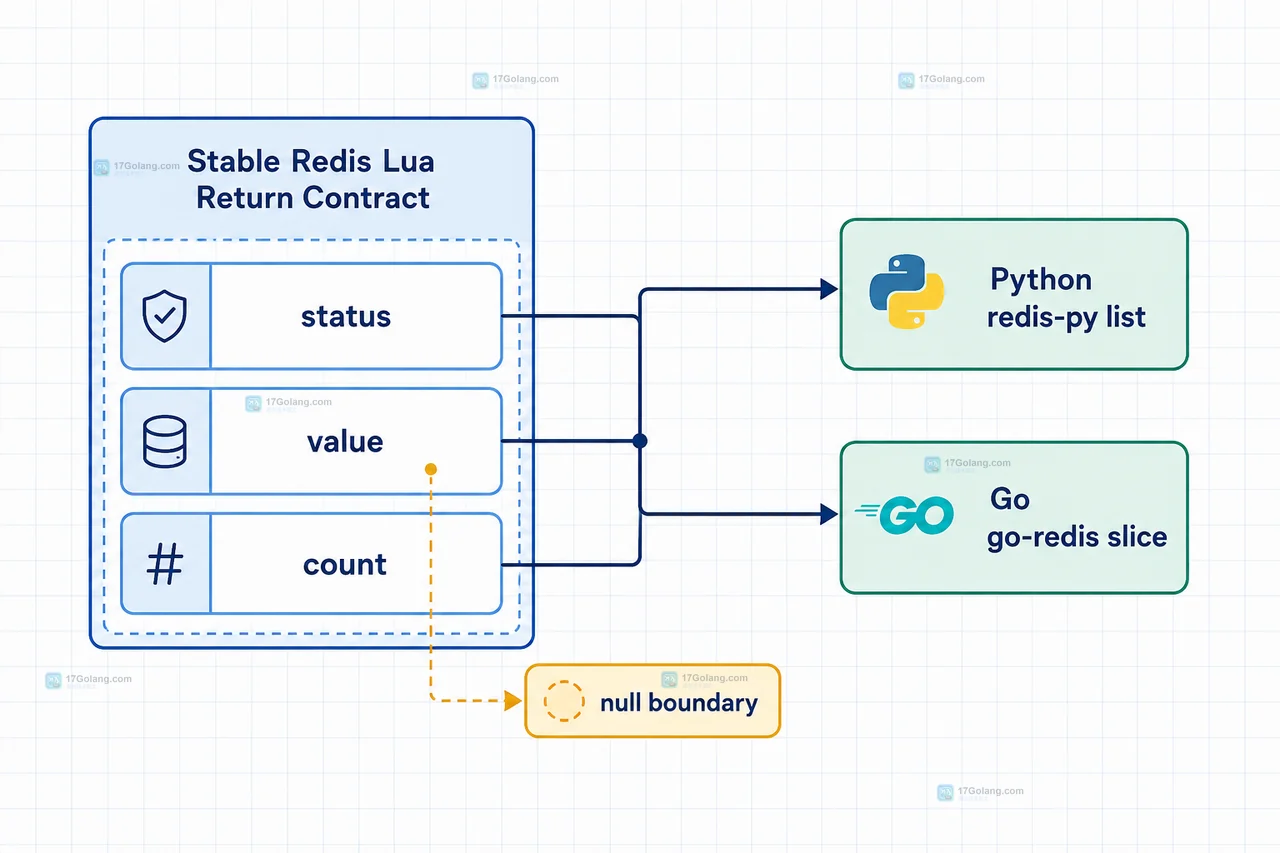 Redis Lua 索引表编码为 RESP 数组并映射到客户端列表的静态结构图