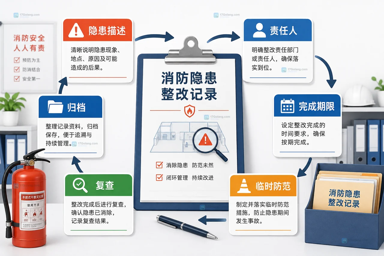企业消防检查记录中隐患整改期限怎么确认
