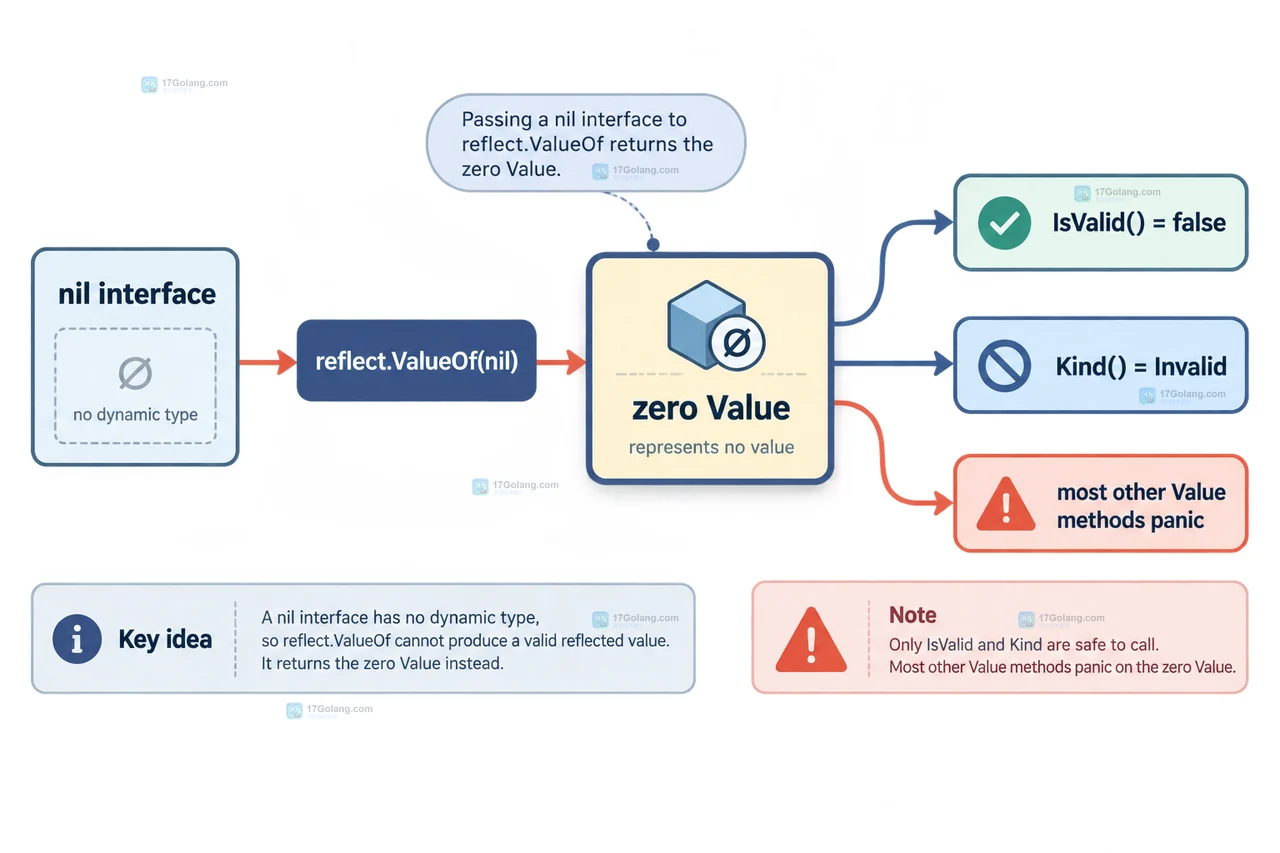 Go reflect.ValueOf(nil).IsValid 为什么是 false