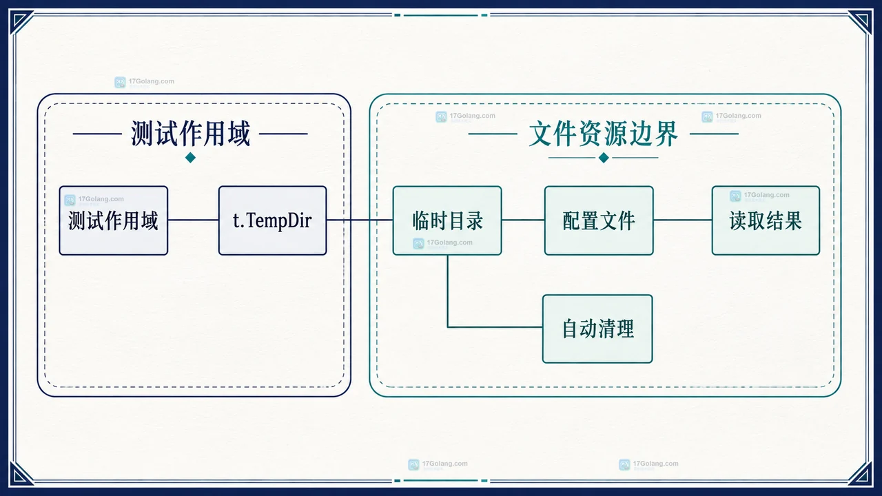 Go testing.T.TempDir 怎么隔离文件测试的临时目录