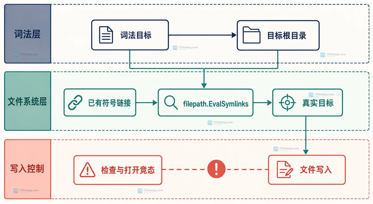 Go tar 解包出现目录穿越时如何识别危险路径