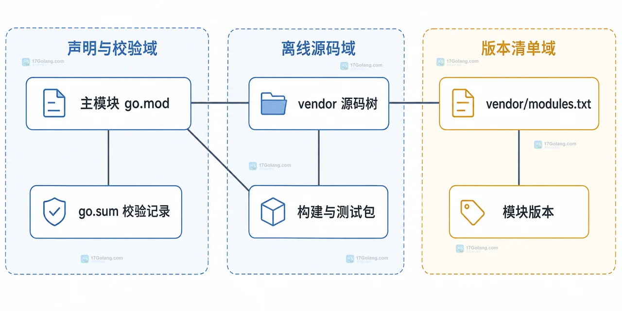 Go vendor 怎么生成离线依赖并检查版本一致