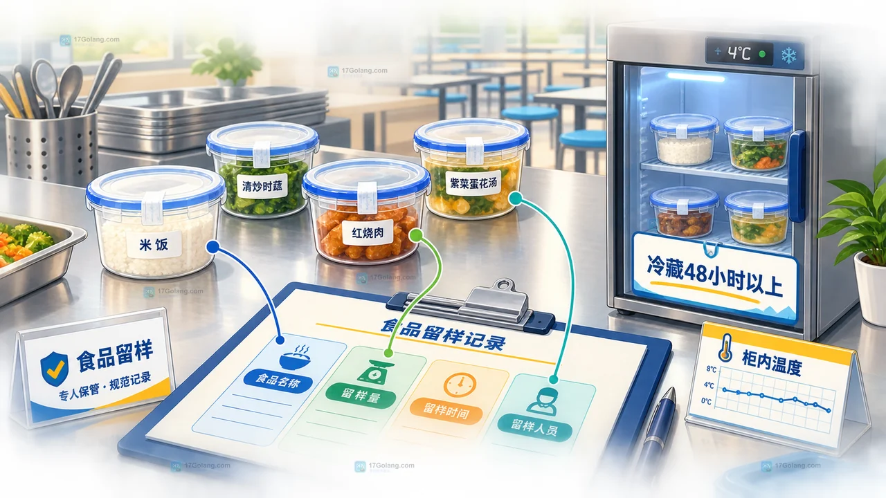 学校食堂留样记录通常需要关注哪些字段
