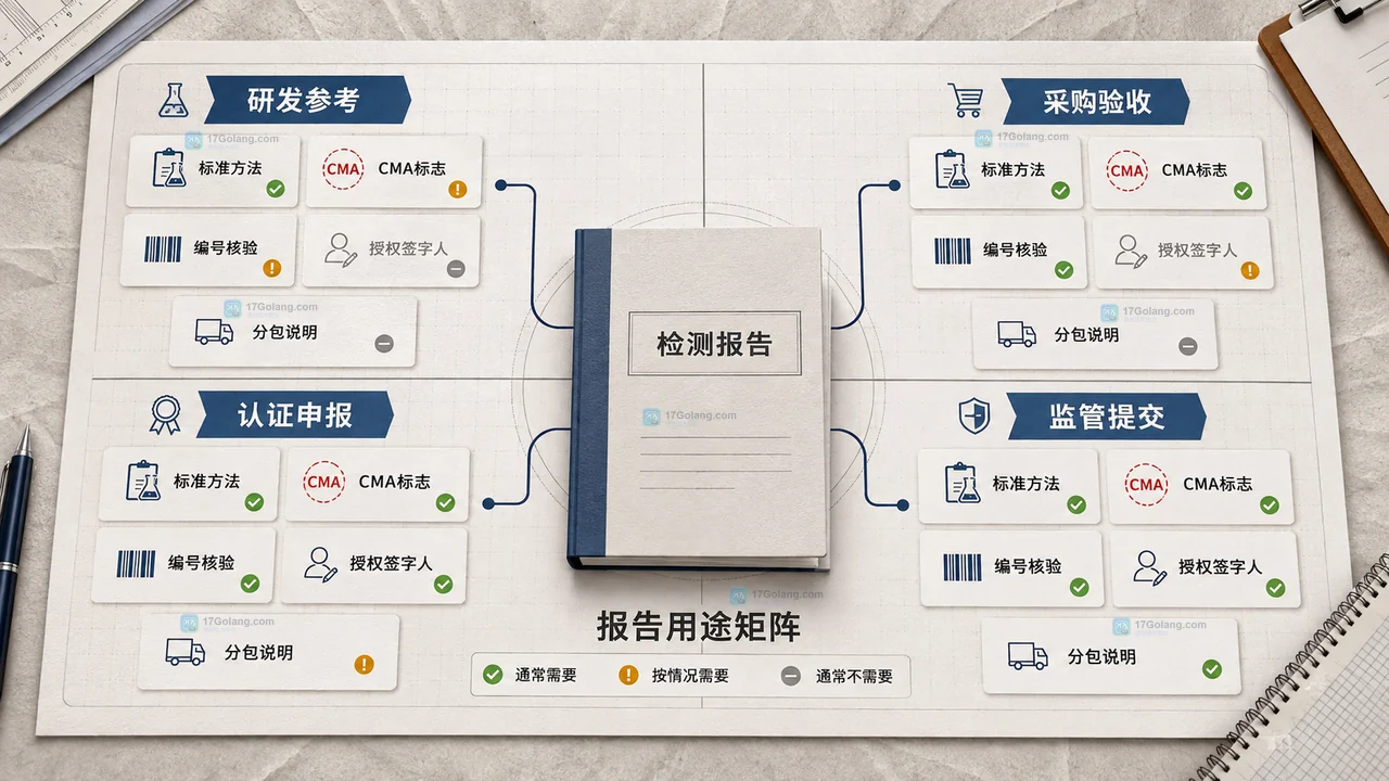 委托第三方检测前怎么核对资质范围和报告用途
